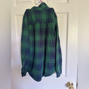 SO Green and Blue Button Down Shirt